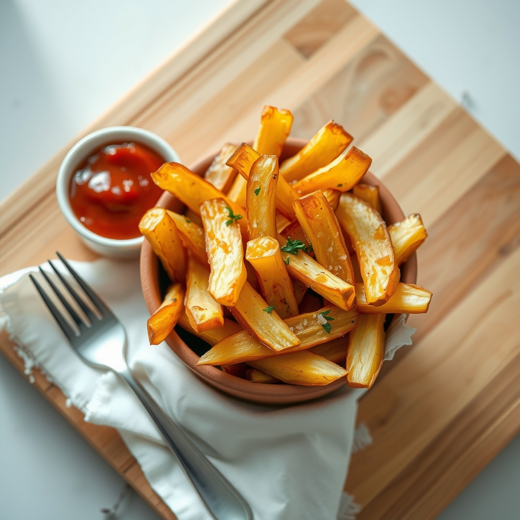 Hranolky z horkovzdušné fritézy